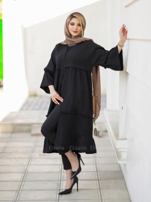 مانتو مدل ویوان مشکی
