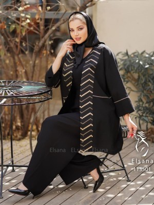 مانتو مدل ماتیسا مشکی