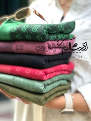 روسری پاییزه کشمیر ژاکارد طرح گوچی کد 4213306
