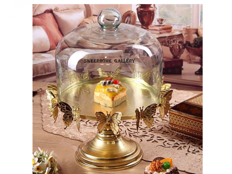 ظرف کاپ کیک پروانه طلایی