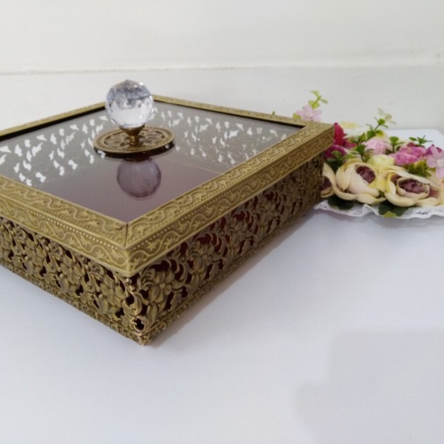 شکلات خوری مربع آنتیک