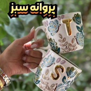 ماگ دسته دار سرامیکی مدل حروف