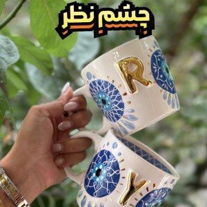 ماگ دسته دار سرامیکی مدل حروف
