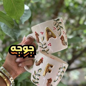 ماگ دسته دار سرامیکی مدل حروف