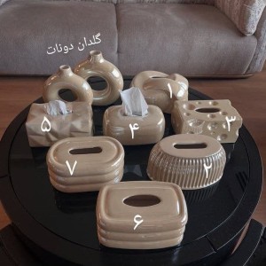 جا دستمال مدل دونات