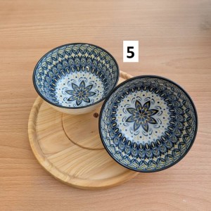 پک 6 عددی پیاله بوهمی قلمکاری