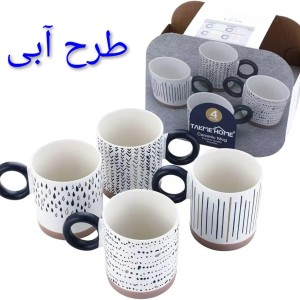 ماگ ۴ عددی سرامیکی سایدا