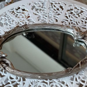 سینی کف آینه طرح جوجه بیضی