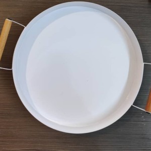 سینی سرو دسته چوبی