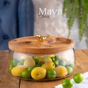 آجیل خوری شیشه ای MAYA