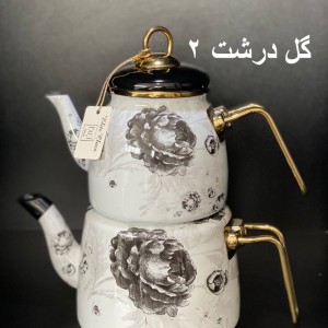 کتری قوری لعابی طرح جدید