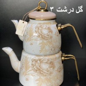 کتری قوری لعابی طرح جدید