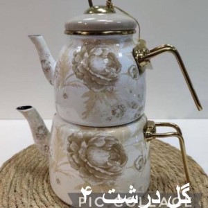 کتری قوری لعابی طرح جدید