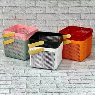 سبد پلاستیکی دسته دار مدل ایکیا
