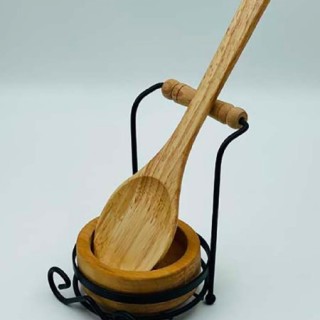 کنار گازی چوبی صبا پایه فلزی