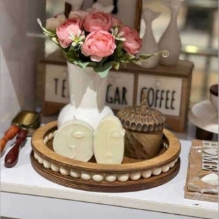 رایزر گرد چوبی مهره دار
