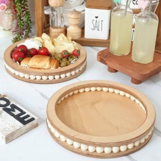رایزر گرد چوبی مهره دار