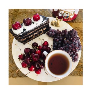 سینی سرو طرح سنگی مدل گوزن