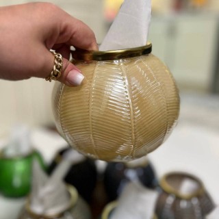 جادستمالی رومیزی بلوری مدل برکه