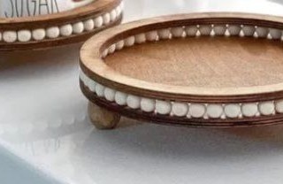 رایزر گرد چوبی مهره دار