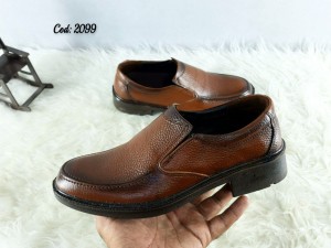 هدیه روز پدرکفش مجلسی مردانه چرم طبیعی  تبریز زیره پیو طبی صدرصد کیفیت عالی  عسلی2