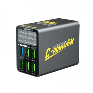 مولتی شارژر تستر مکانیک C-POWER 6M 40w کد SH-1165