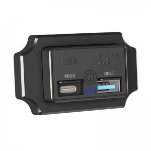 مبدل شارژر تایپ سی PD توکار خودرو کمپر و کاروان SH-1178