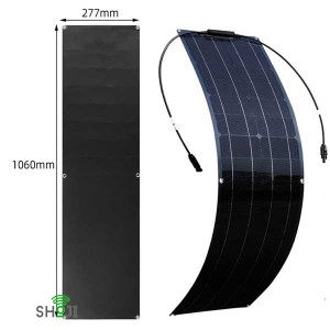 پنل خورشیدی منعطف 50 وات مخصوص کمپر SH-1199