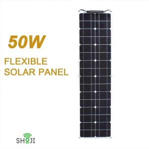 پنل خورشیدی منعطف 50 وات مخصوص کمپر SH-1199