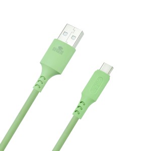کابل شارژر تایپ سی رنگی سیلیکونی ژله ای شوجی SH-1020