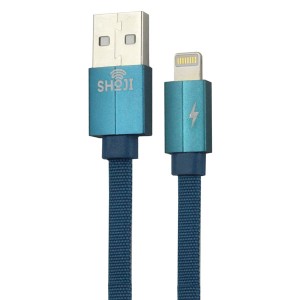 کابل شارژر لایتنینگ اپل آیفون رنگی با روکش بافته شده کنفی شوجی SH-1042