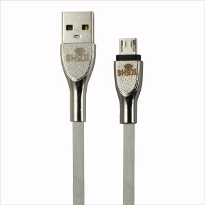 کابل شارژر میکرو یو اس بی اندروید رنگی با روکش بافته شده کنفی شوجی SH-1044