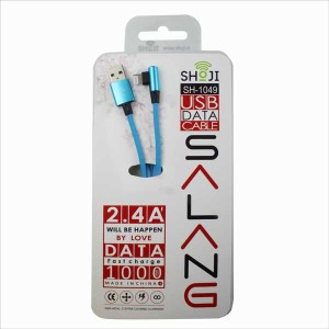 کابل شارژر گیمینگ شوجی SH-1049 لایتنینگ اپل آیفون مخصوص گیمینگ با سوکت چپقی