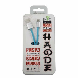 کابل شارژ سیلیکونی شوجی SH-1033 لایتنینگ اپل آیفون
