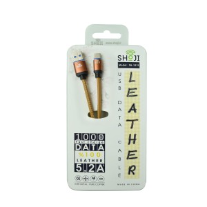 کابل شارژر چرمی شوجی مدل:SH-1019 تایپ سی