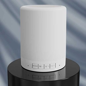مشخصات قیمت اسپیکر بلوتوثی با  چراغ خواب هوشمند  لمسی SH-1079 شوجی+بهترین انواع اسپیکر ها