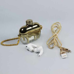 کابل شارژر لایتنینگ اپل آیفون طلایی KHANN  JIN-20 ROYAL کد: SH-1021