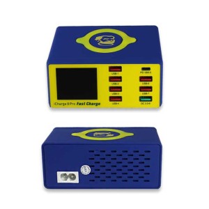 هاب شارژر ، مولتی شارژر فست وایرلس 8 پورت هوشمند MECHANIC iCHARGE 8PRO PD مکانیک  SH-1113