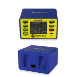 هاب شارژر ، مولتی شارژر فست هوشمند 8 پورت  MECHANIC iCHARGE 8M PD مکانیک  SH-1111