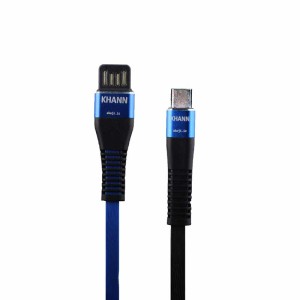 کابل شارژ فلت تایپ سی خان SH-1107