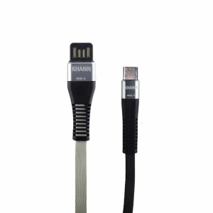 کابل شارژ فلت تایپ سی خان SH-1107|کابل شارژ فست |شارژر تایپ سی