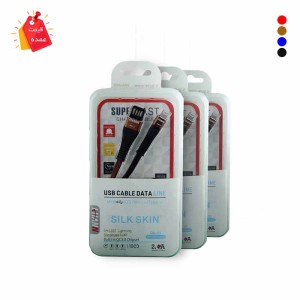 خرید عمده کابل شارژ فلت لایتنینگ اپل خان SH-1107