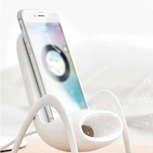 شارژر وایرلس SOFA هولدر و اسپیکر آکوستیک موبایل شوجی  SH-1128