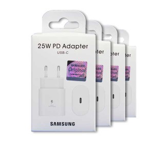 خرید عمده کلگی شارژر اصلی سامسونگ 25W تایپ سی مدل:EP-TA800  دوپین کد:SH-1005