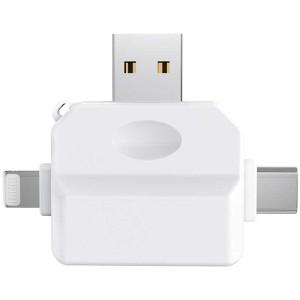 رم ریدر همه کاره OTG برای تایپ سی لایتنینگ  USB کد: SH-1153