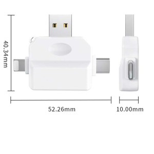 رم ریدر همه کاره OTG برای تایپ سی لایتنینگ  USB کد: SH-1153