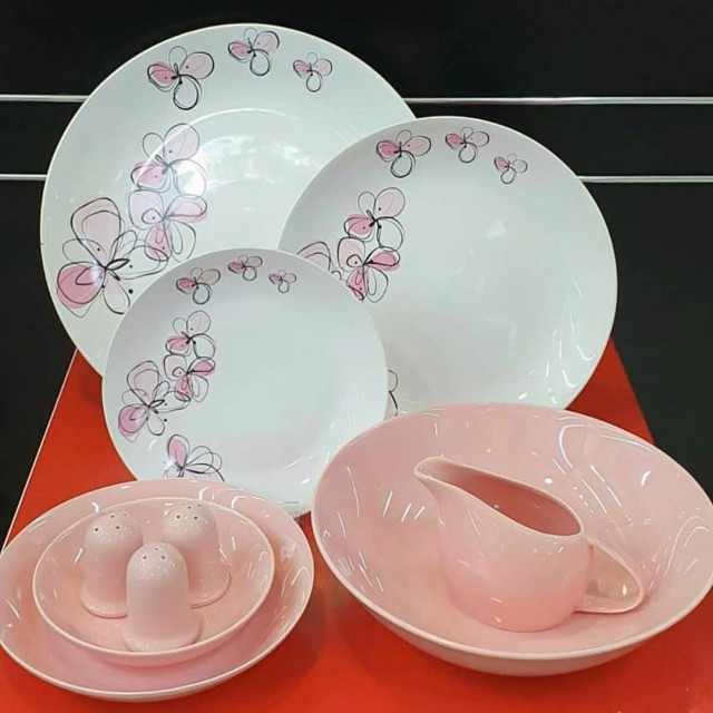 سرویس 30 پارچه سرامیک طرح دار لیانا