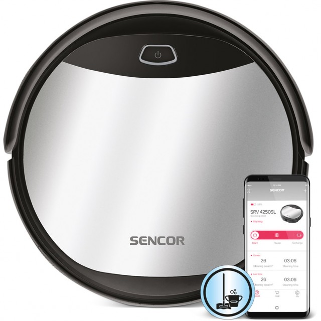 جاروبرقی رباتیک سنکور مدل SRV 9250BK