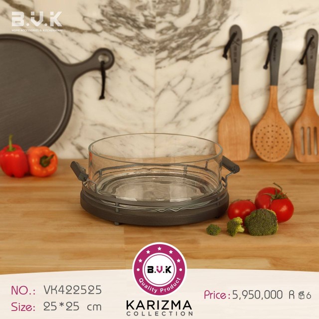 سرویس سالاد خوری B.V.K طرح  KARIZMA طلایی