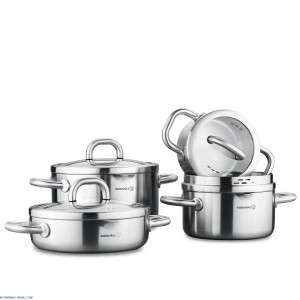 سرویس قابلمه 8 پارچه استیل  کرکماز مدل Alba A2795 باضمانت اصالت